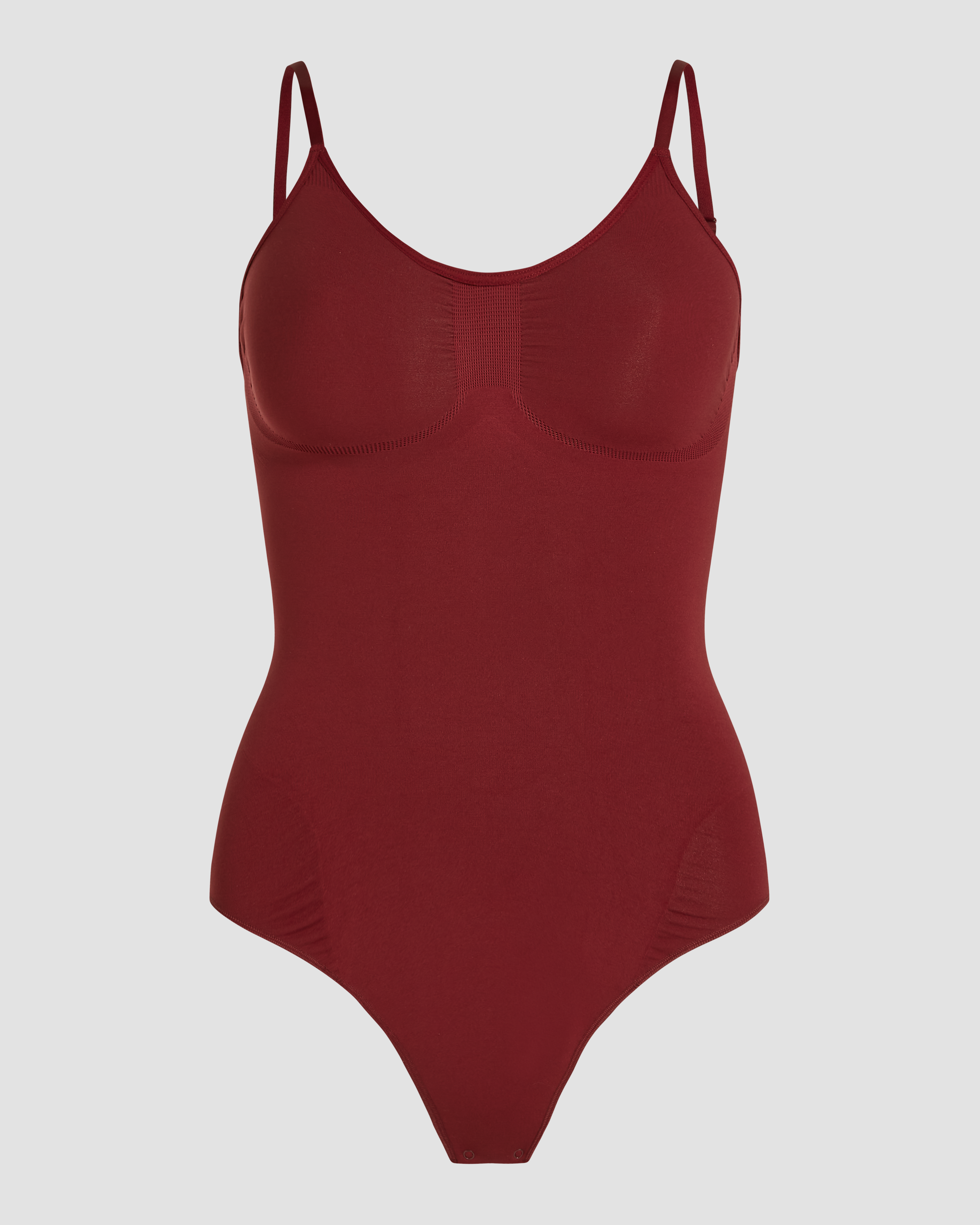 Bordeaux shaping bodysuit thong product photo designed for contouring and all-day comfort