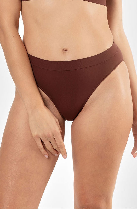 Scoop bralette Brown