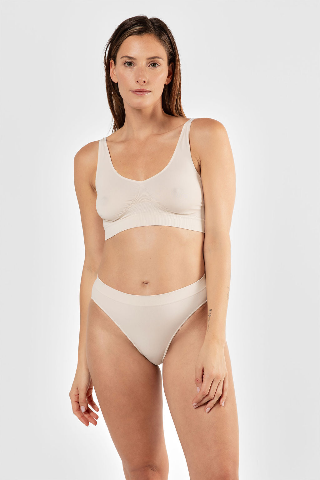 Tank bralette Beige