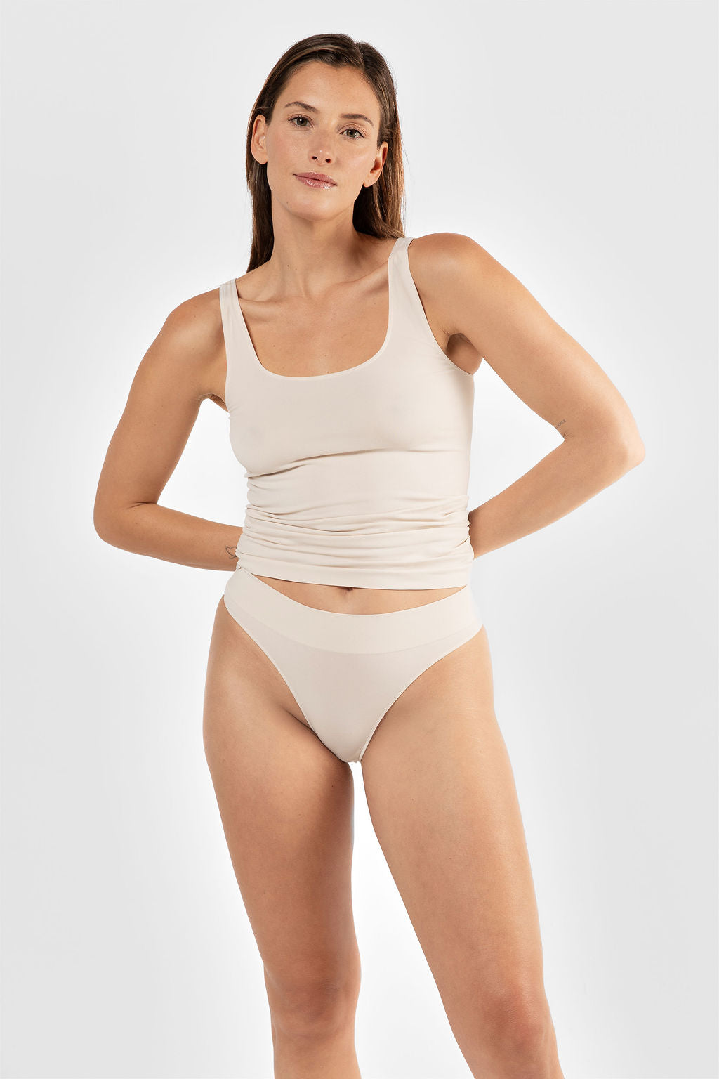 Tank top Beige