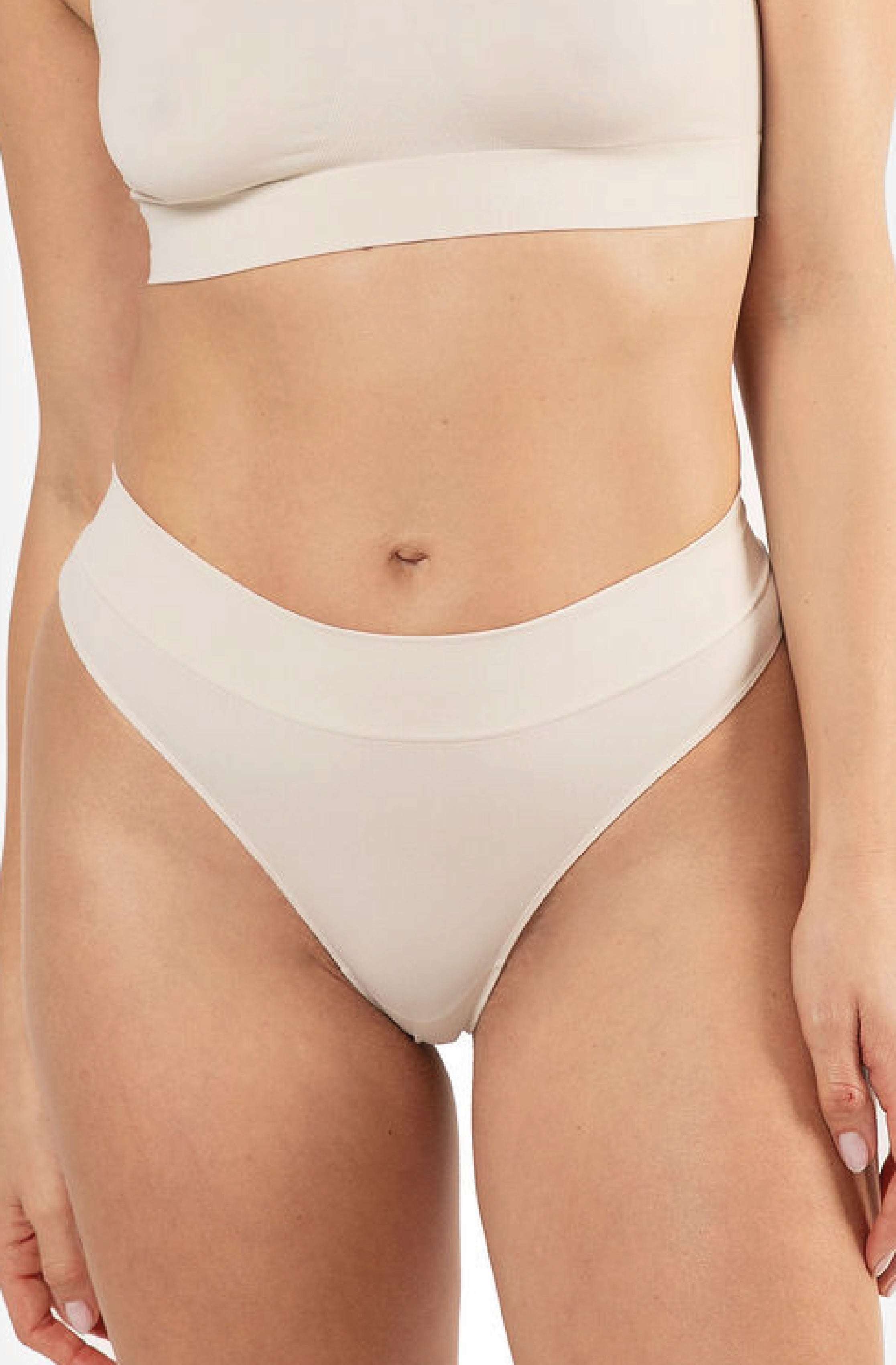 Basic Thong Beige