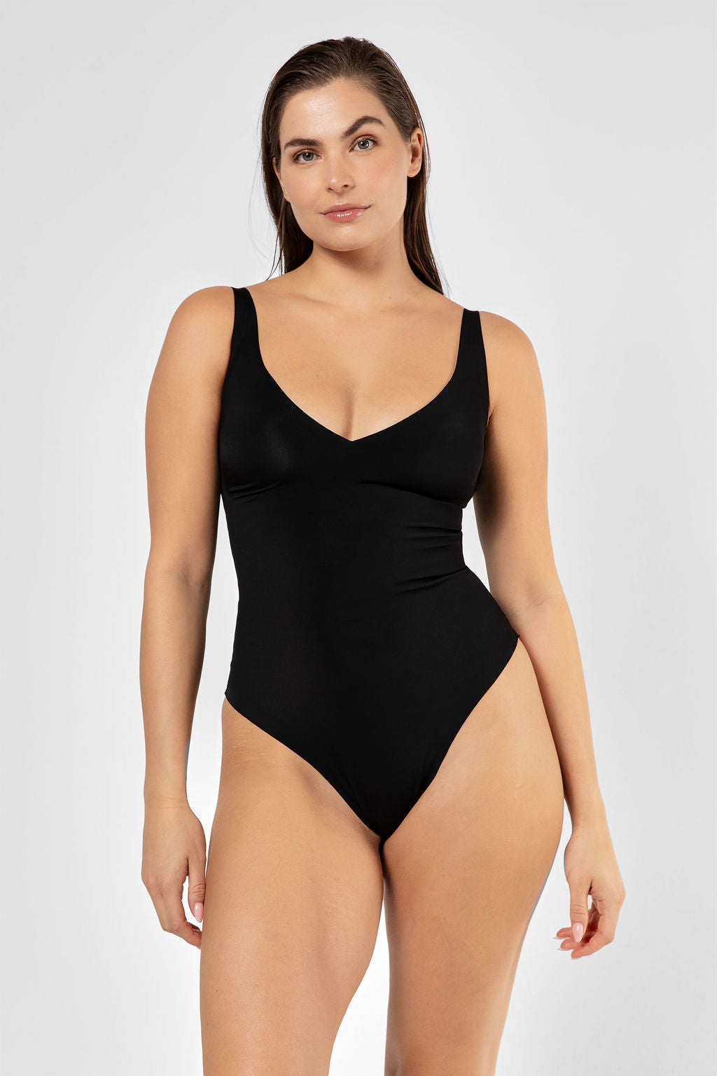 Laserwear Bodysuit thong Black