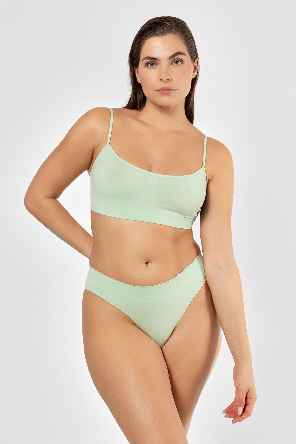 Scoop bralette Matcha