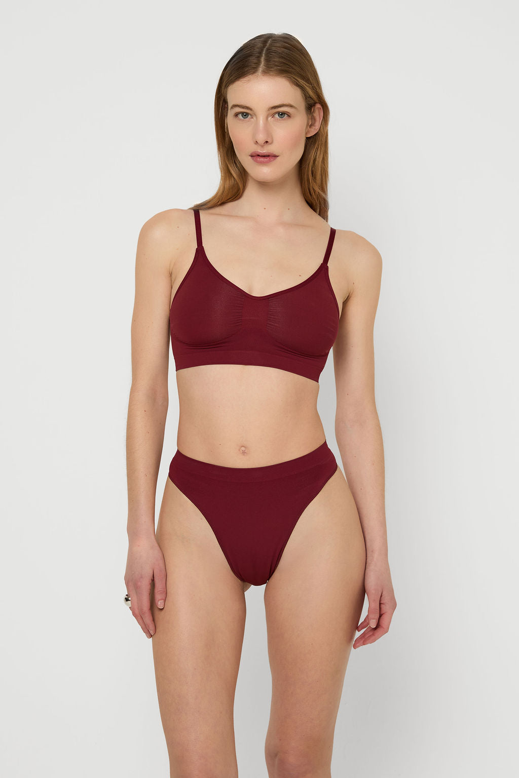 Shape wear bralette Bordeaux