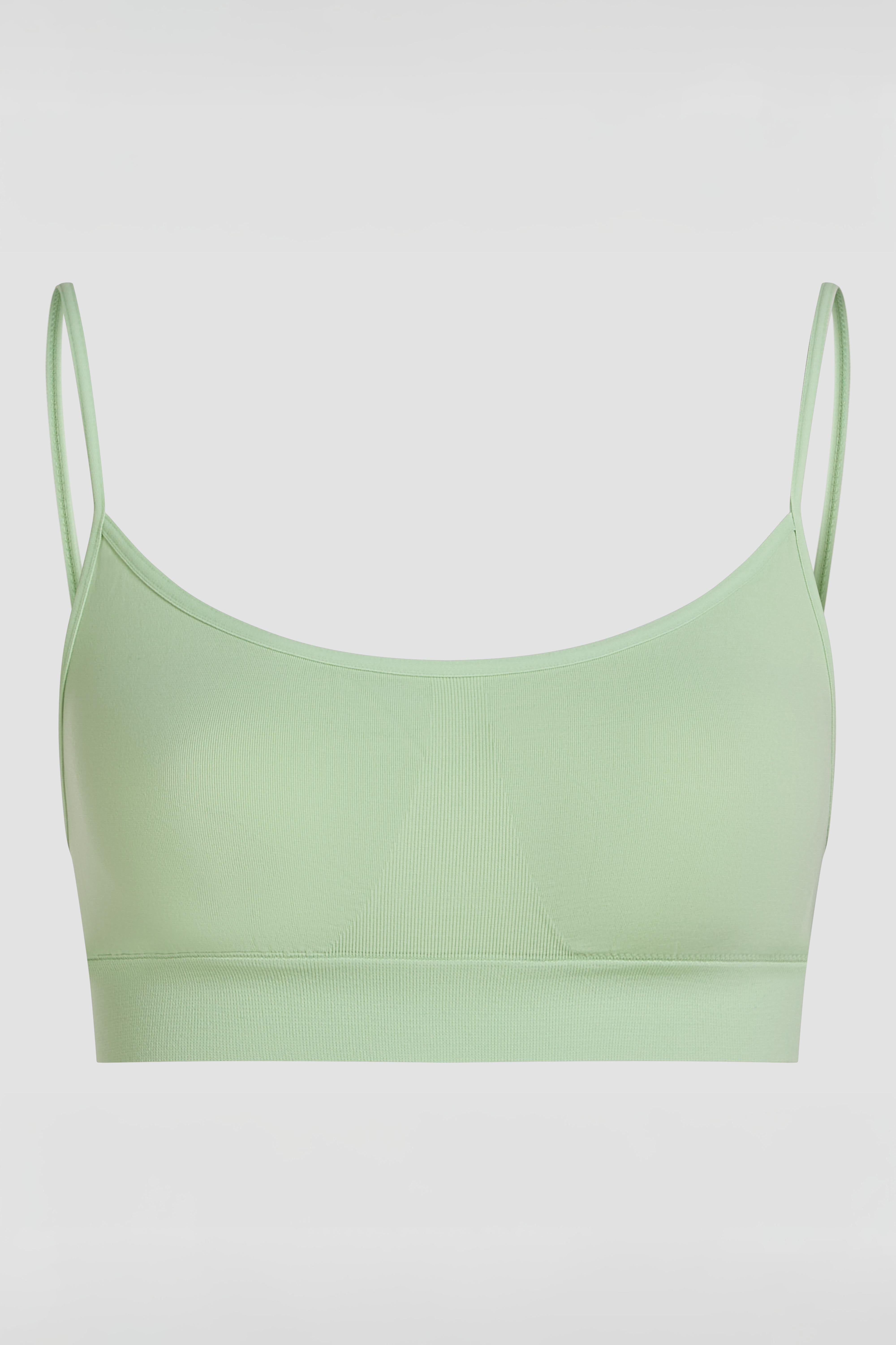Matcha everyday scoop bralette product photo with light support and feminine silhouette