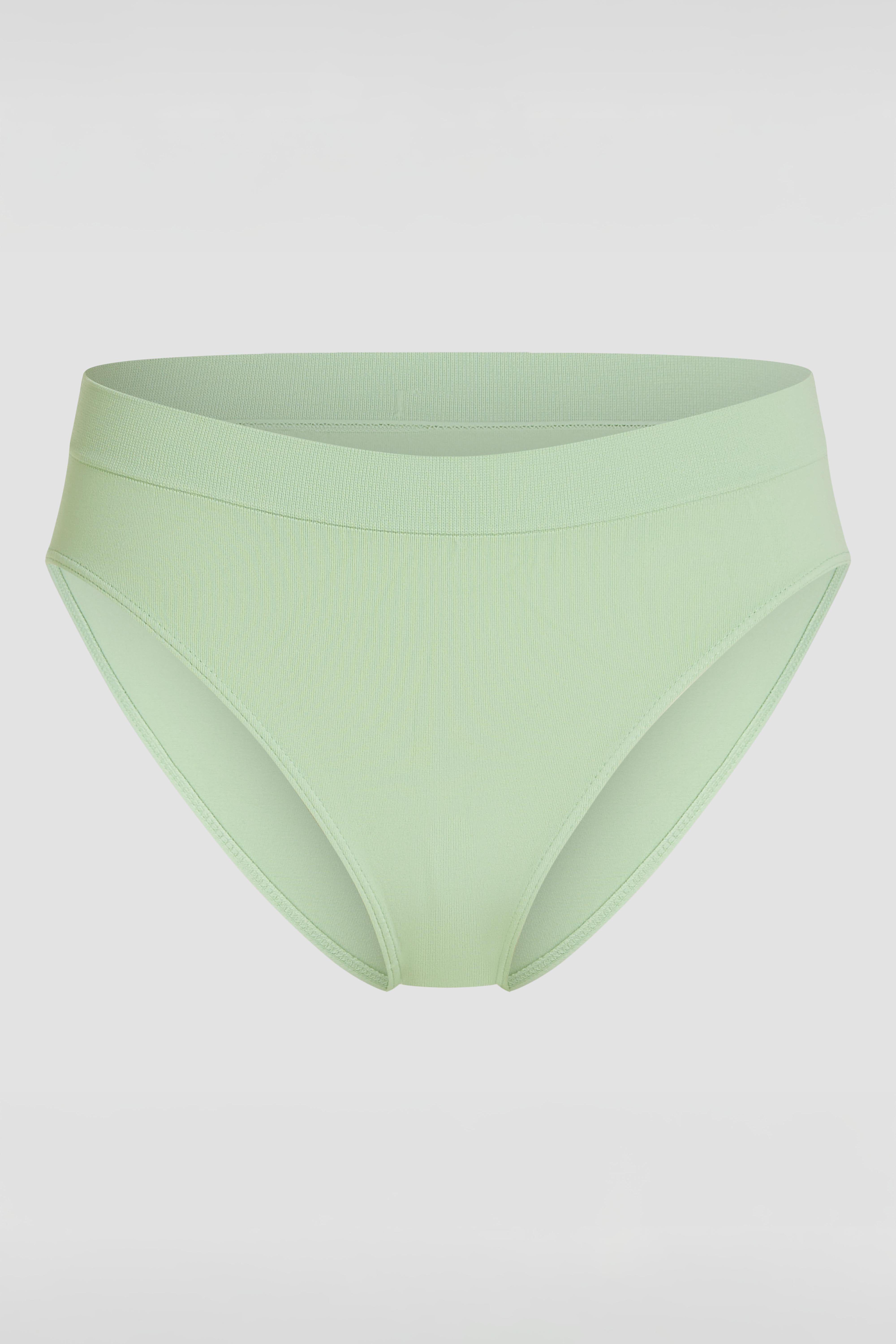 Essentials matcha brief product image with lightweight fabric and minimal design