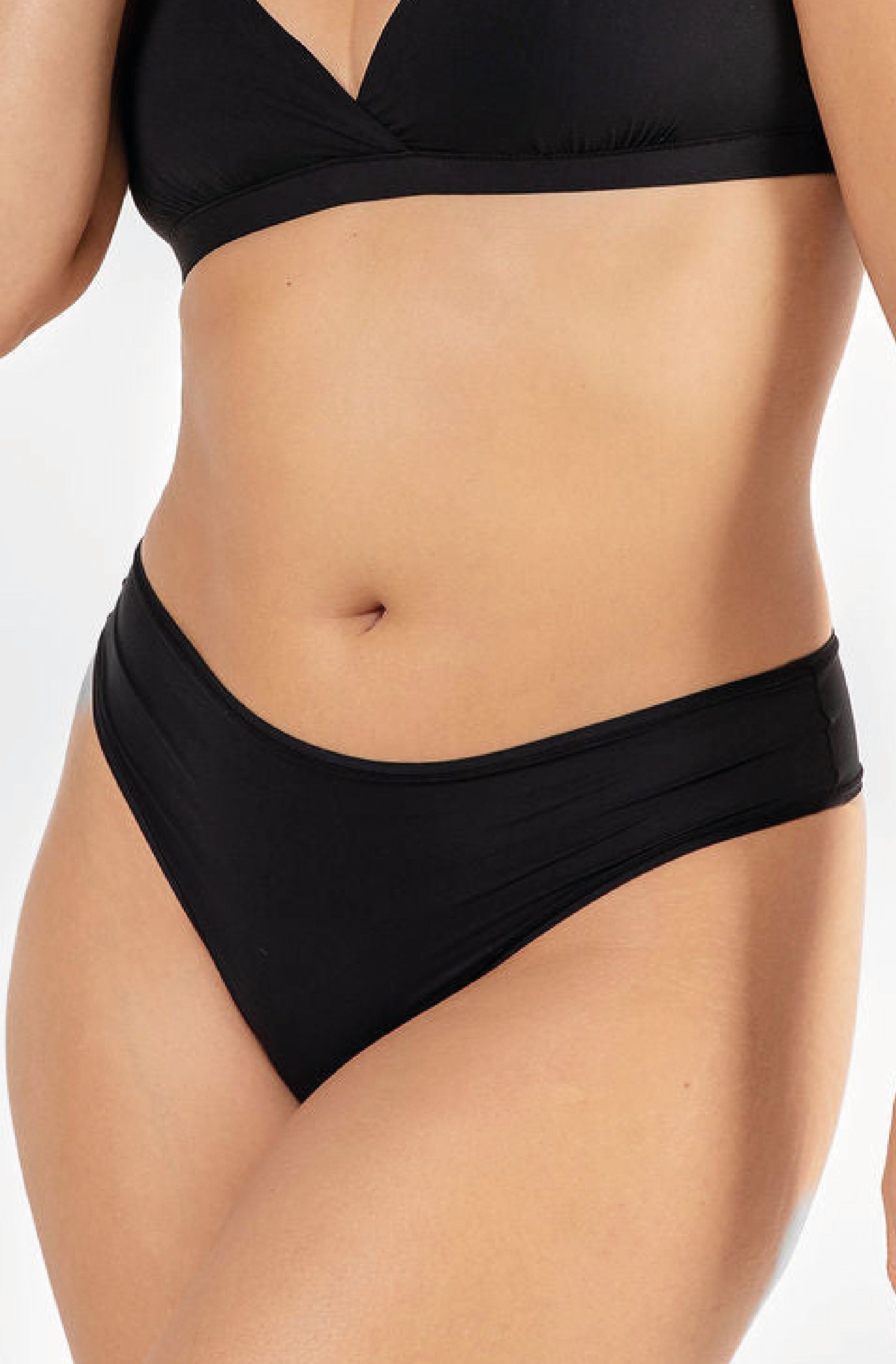Softskin thong Black