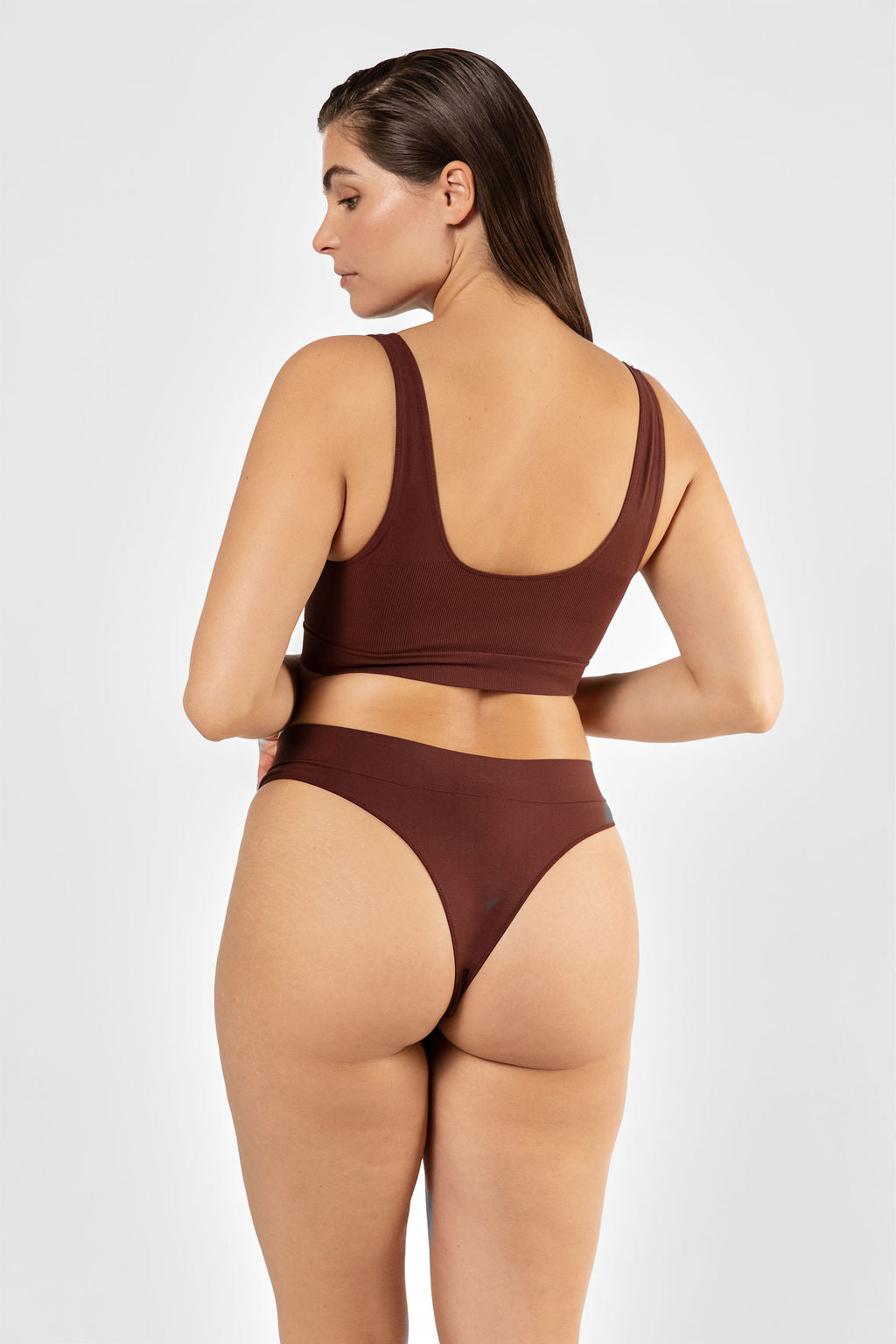 Tank bralette Brown