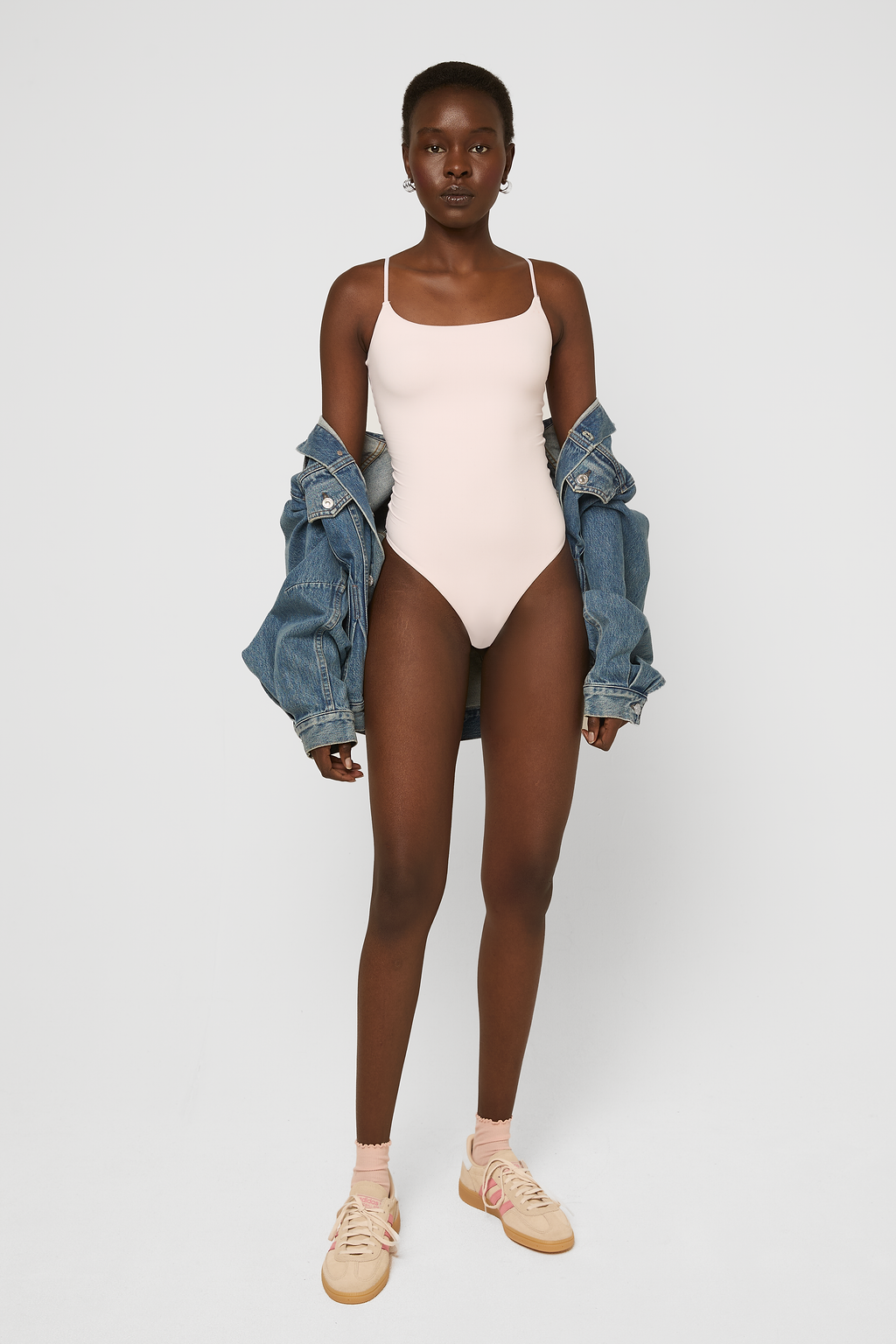 Softskin Bodysuit spaghetti Pink